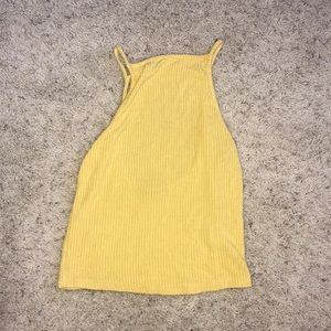 yellow crop tank